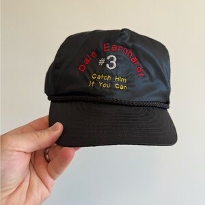 True Vintage 1990s Dale Earnhardt Black Silk Snapback